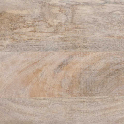 Comodino Beige 50 x 33 x 60 cm legno massello di mango - homemem39