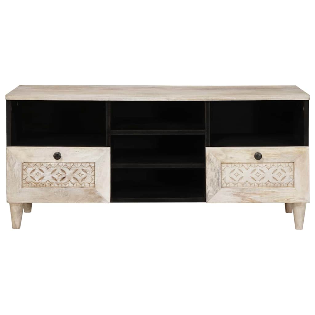 Mobile TV con cassetto Bianco Sbiancato 100 x 33 x 46 cm