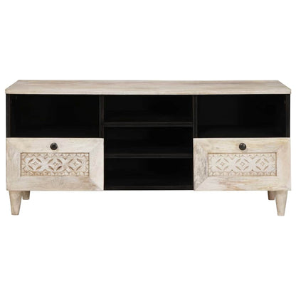 Mobile TV con cassetto Bianco Sbiancato 100 x 33 x 46 cm