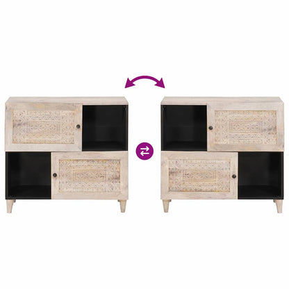 Credenza Bianco 33.5 x 80 x 75 cm - homemem39