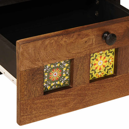 Armadio da Notte con cassetto Marrone 40 x 33 x 46 cm | homemem39