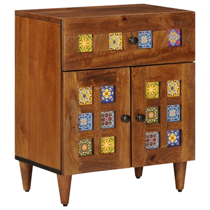 Armadio da Notte con cassetto Marrone 50 x 33 x 60 cm | homemem39