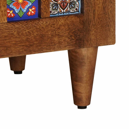 Armadio per Lavabo da Bagno con porta Noce 62 x 33 x 58 cm