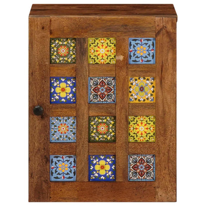 Mobile Appeso da Bagno con archiviazione Noce 38 x 33,5 x 48 cm