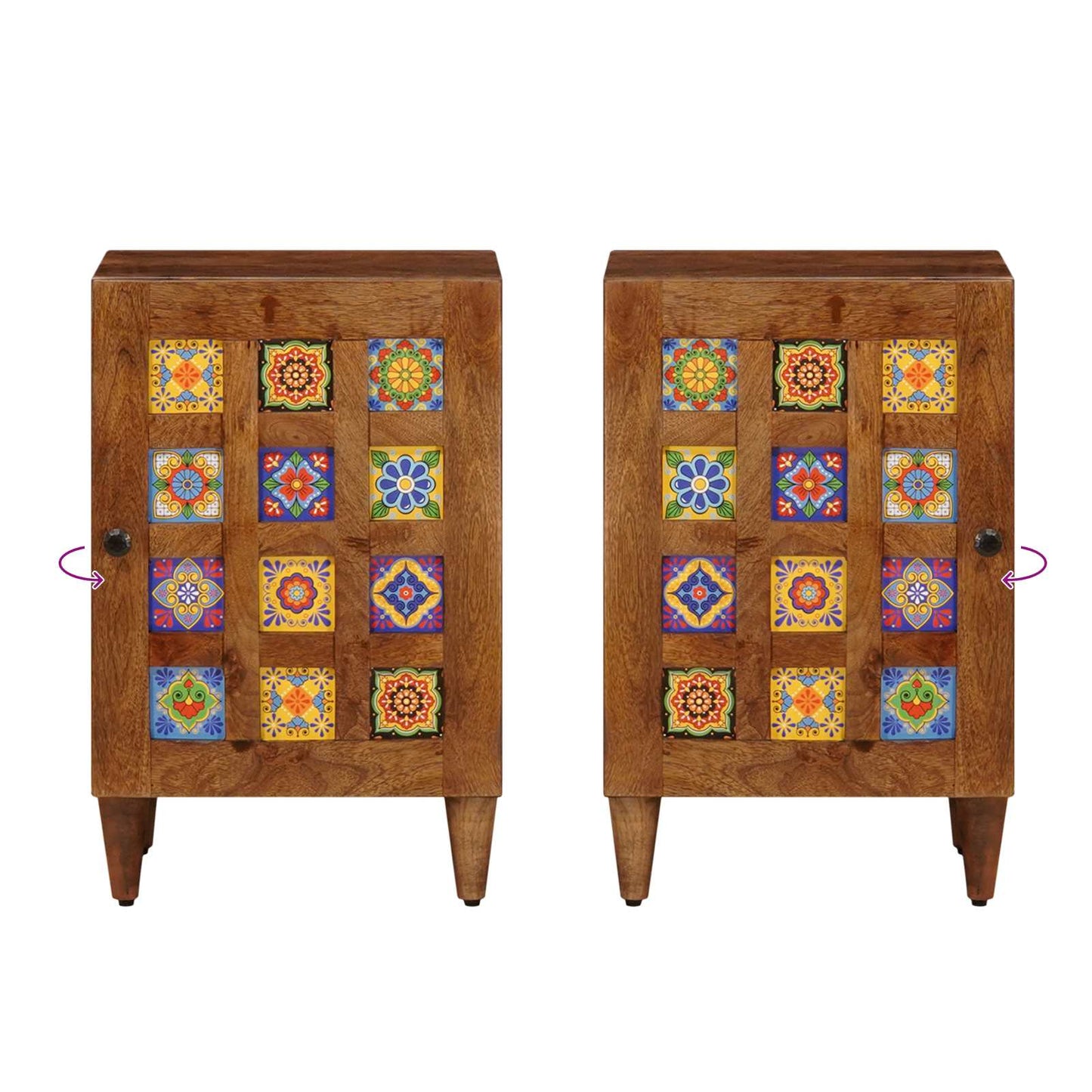 Mobile da Bagno con archiviazione Noce 38 x 33,5 x 58 cm