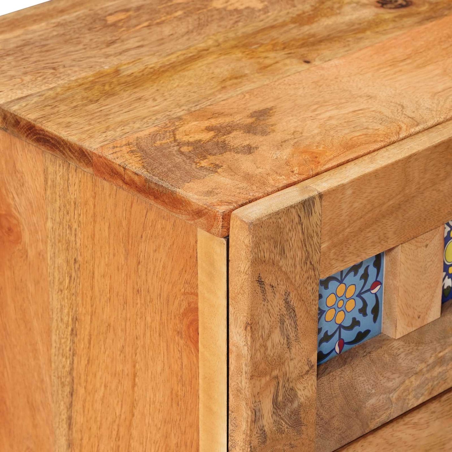 Armadio da Notte con cassetto Naturale 40 x 33,5 x 46 cm | homemem39