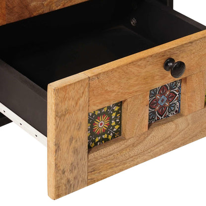 Armadio da Notte con cassetto Naturale 40 x 33,5 x 46 cm | homemem39
