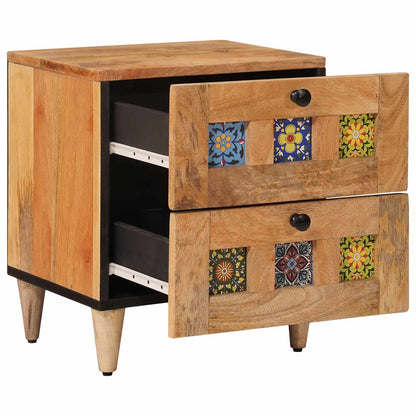Armadio da Notte con cassetto Naturale 40 x 33,5 x 46 cm | homemem39