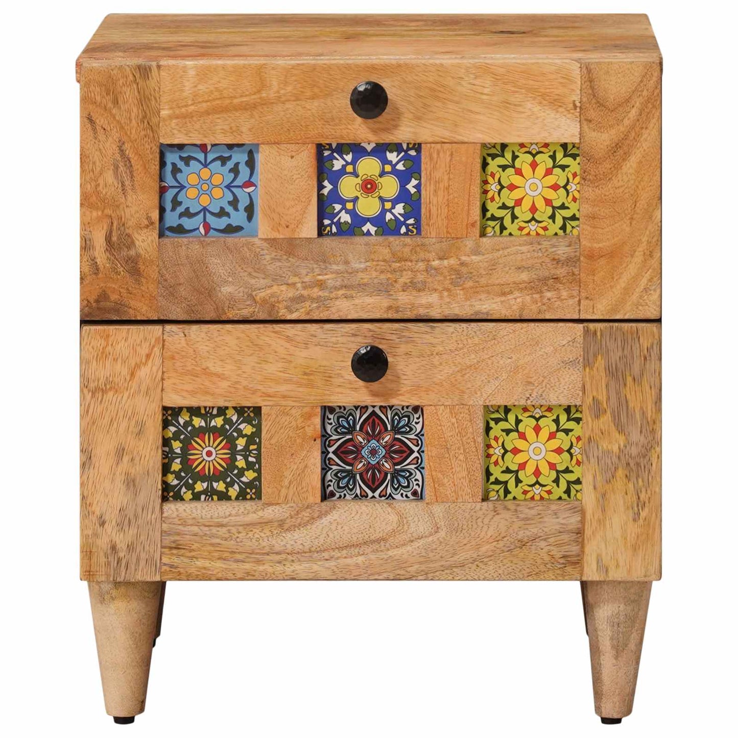 Armadio da Notte con cassetto Naturale 40 x 33,5 x 46 cm | homemem39