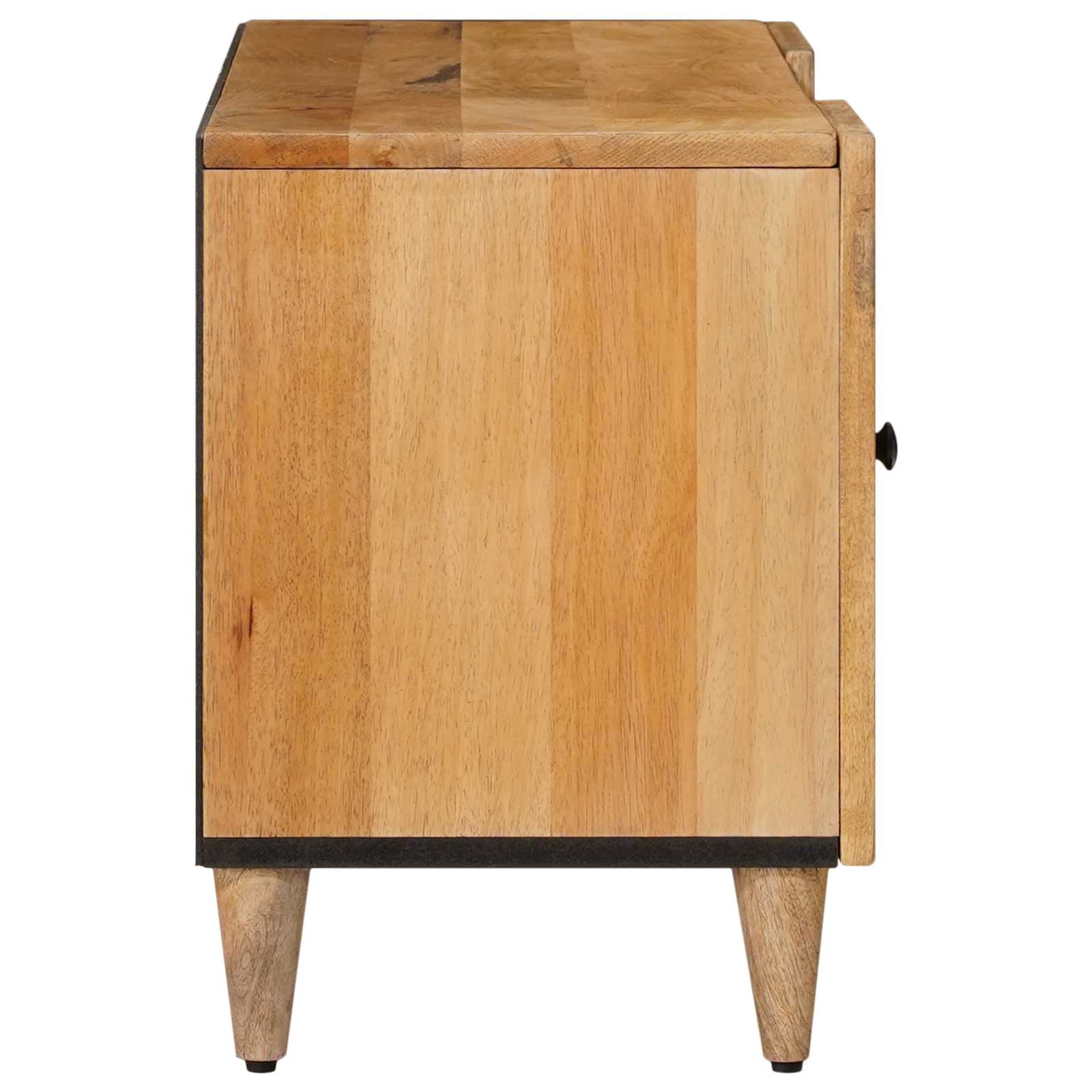Mobile TV Naturale 105 x 33 x 46 cm Legno di mango massello | homemem39
