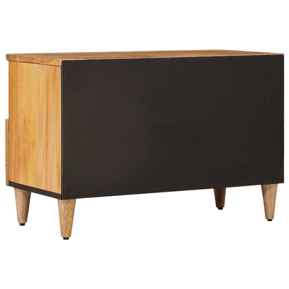Mobile TV Naturale 70 x 33 x 46 cm Legno di mango massello | homemem39