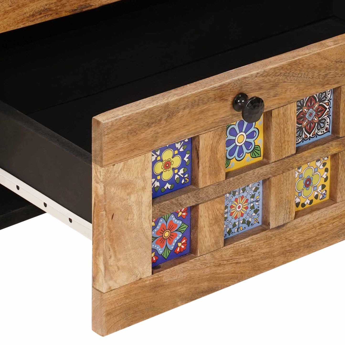 Credenza Naturale 60 x 33 x 75 cm Legno di mango massello | homemem39