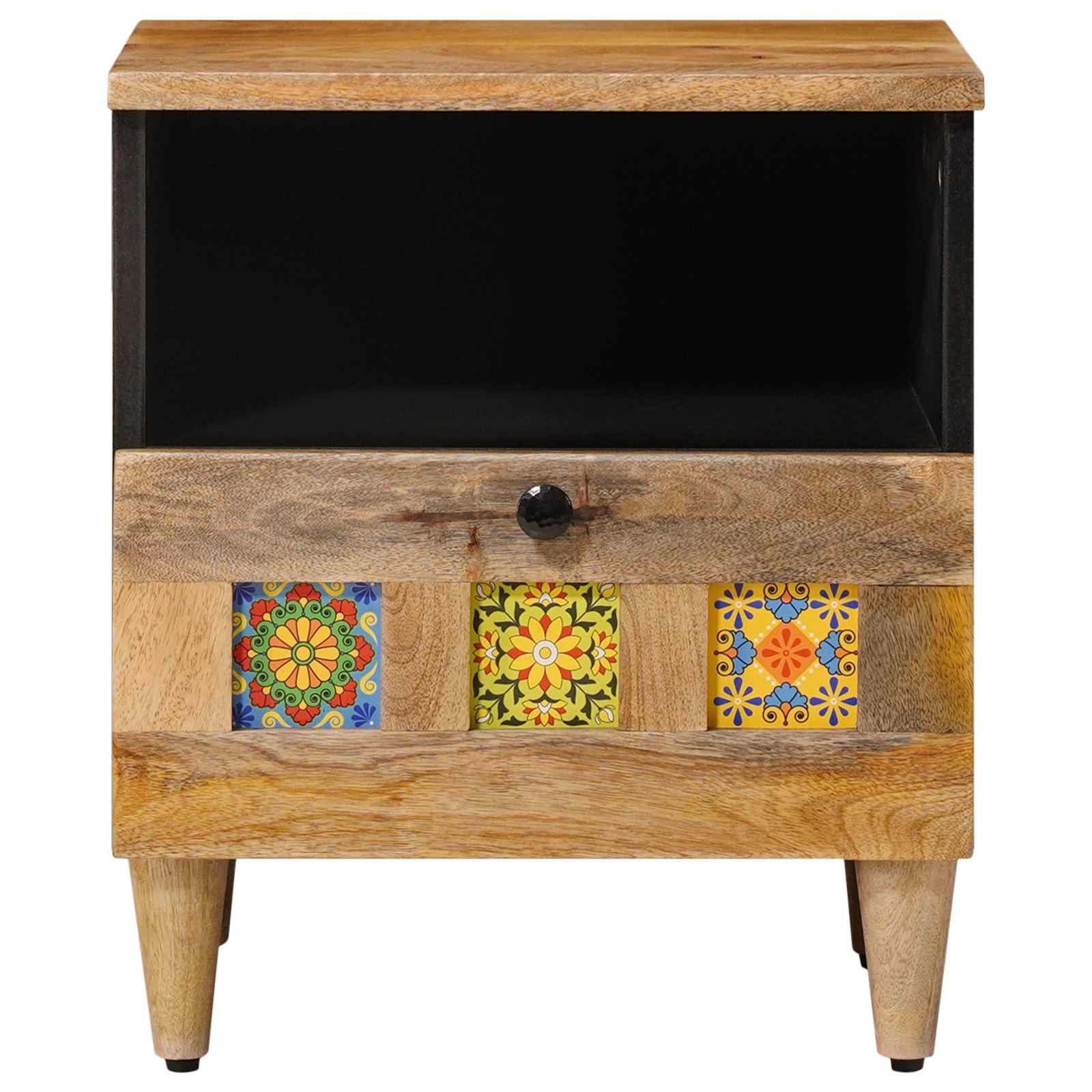 Armadio da Notte con cassetto Naturale 40 x 33 x 46 cm | homemem39