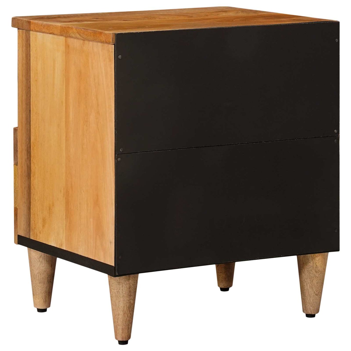 Armadio da Notte con cassetto 2 pcs Naturale 40 x 33 x 46 cm | homemem39