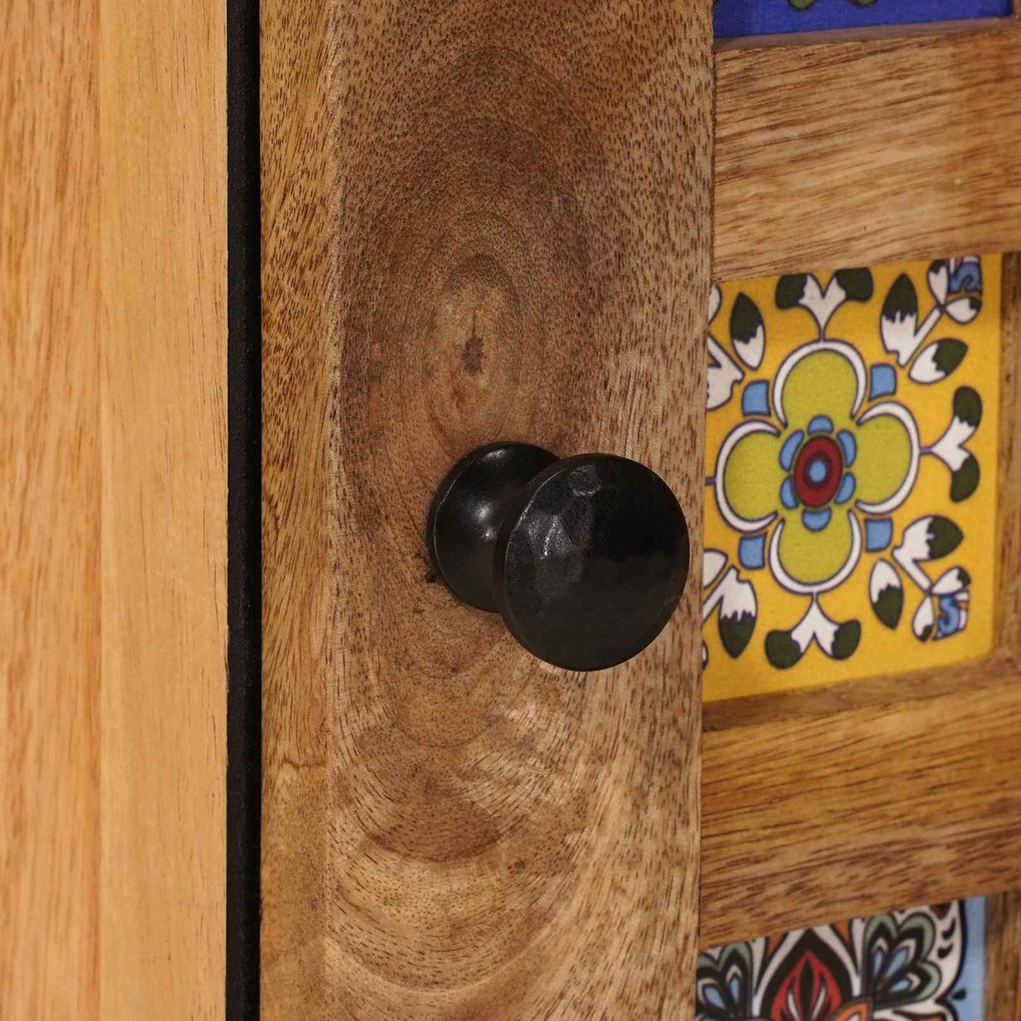 Armadio da Notte con cassetto Naturale 50 x 33 x 60 cm | homemem39