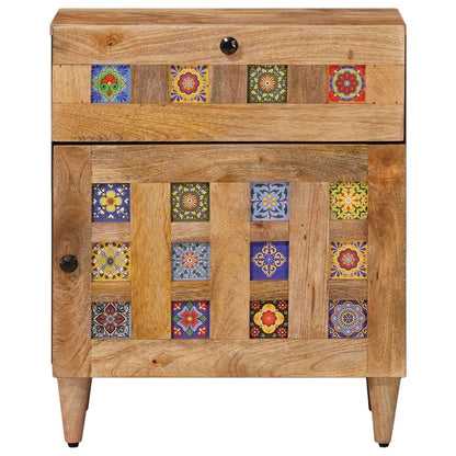 Armadio da Notte con cassetto Naturale 50 x 33 x 60 cm | homemem39