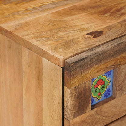 Armadio da Notte con cassetto Naturale 50 x 33 x 62 cm | homemem39
