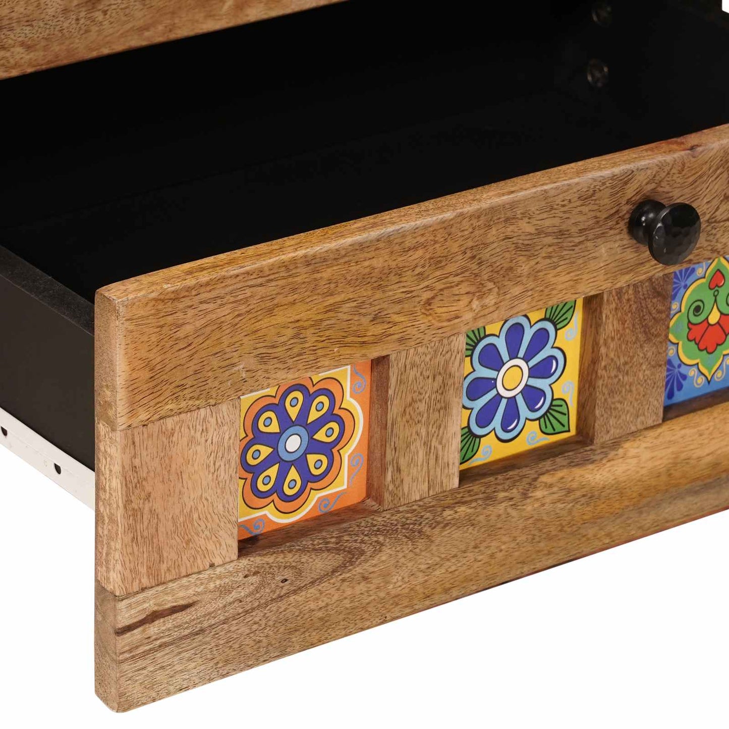 Armadio da Notte con cassetto Naturale 50 x 33 x 62 cm | homemem39