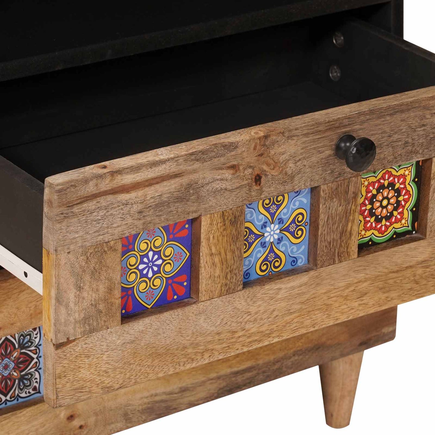 Armadio da Notte con cassetto Naturale 50 x 33 x 62 cm | homemem39