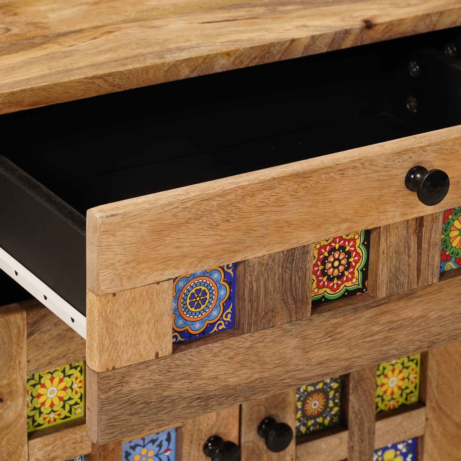 Armadio da Notte con cassetto Naturale 50 x 33 x 60 cm | homemem39