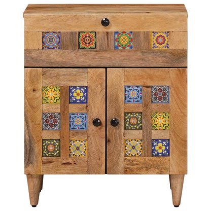 Armadio da Notte con cassetto Naturale 50 x 33 x 60 cm | homemem39