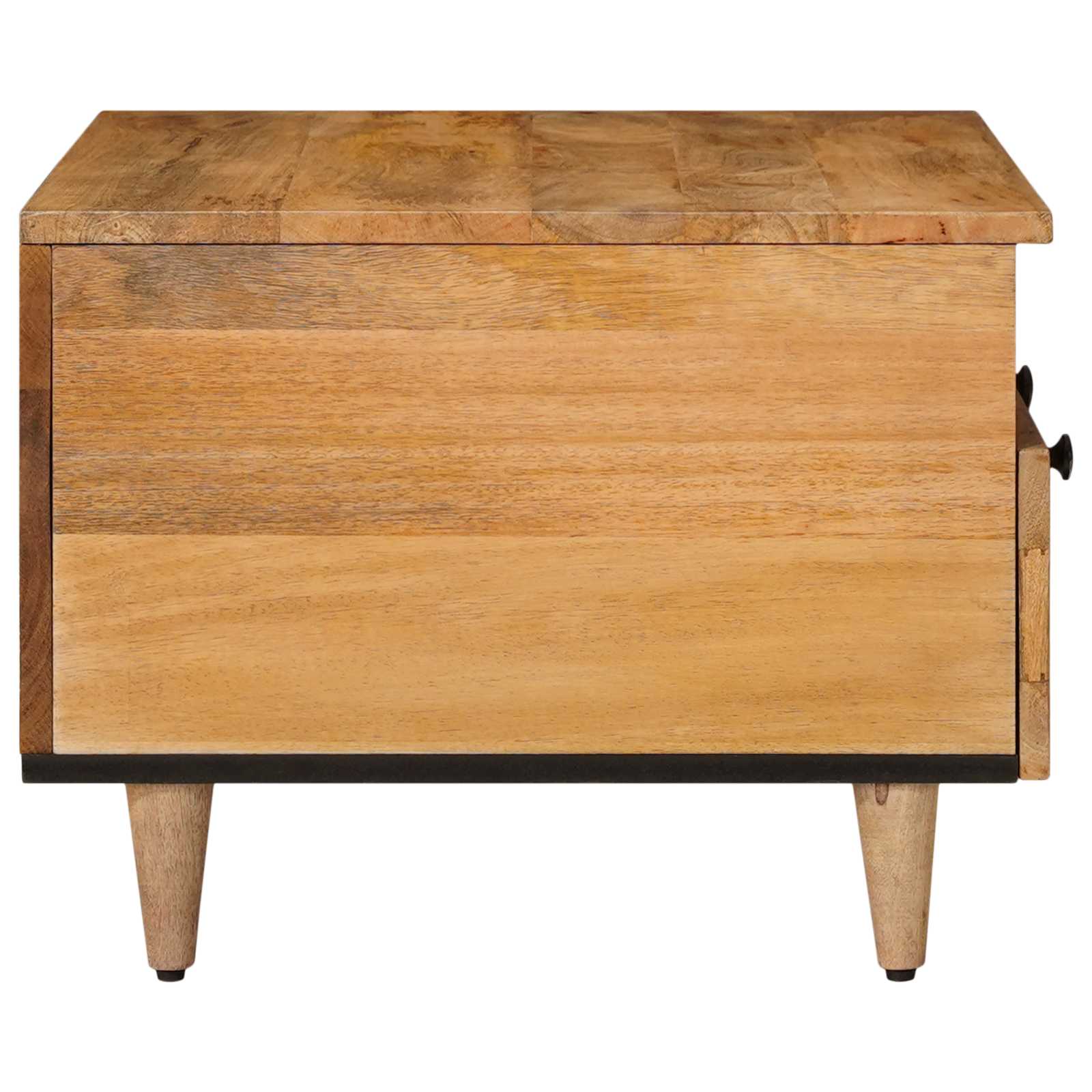 Tavolino da salotto con cassetto Naturale 80 x 54 x 40 cm | homemem39