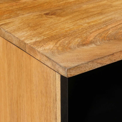 Mobile TV Naturale 100 x 33 x 46 cm Legno di mango massello | homemem39