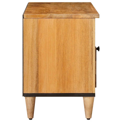 Mobile TV Naturale 100 x 33 x 46 cm Legno di mango massello | homemem39