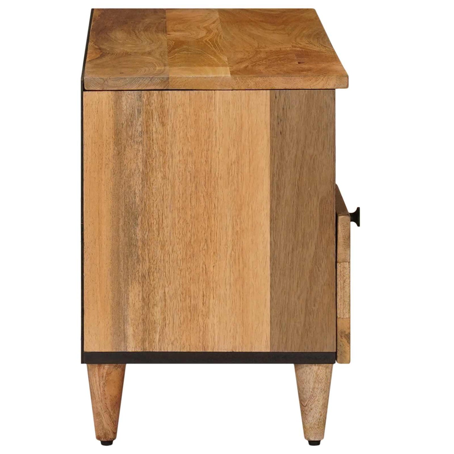 Mobile TV Naturale 100 x 33 x 46 cm Legno di mango massello | homemem39