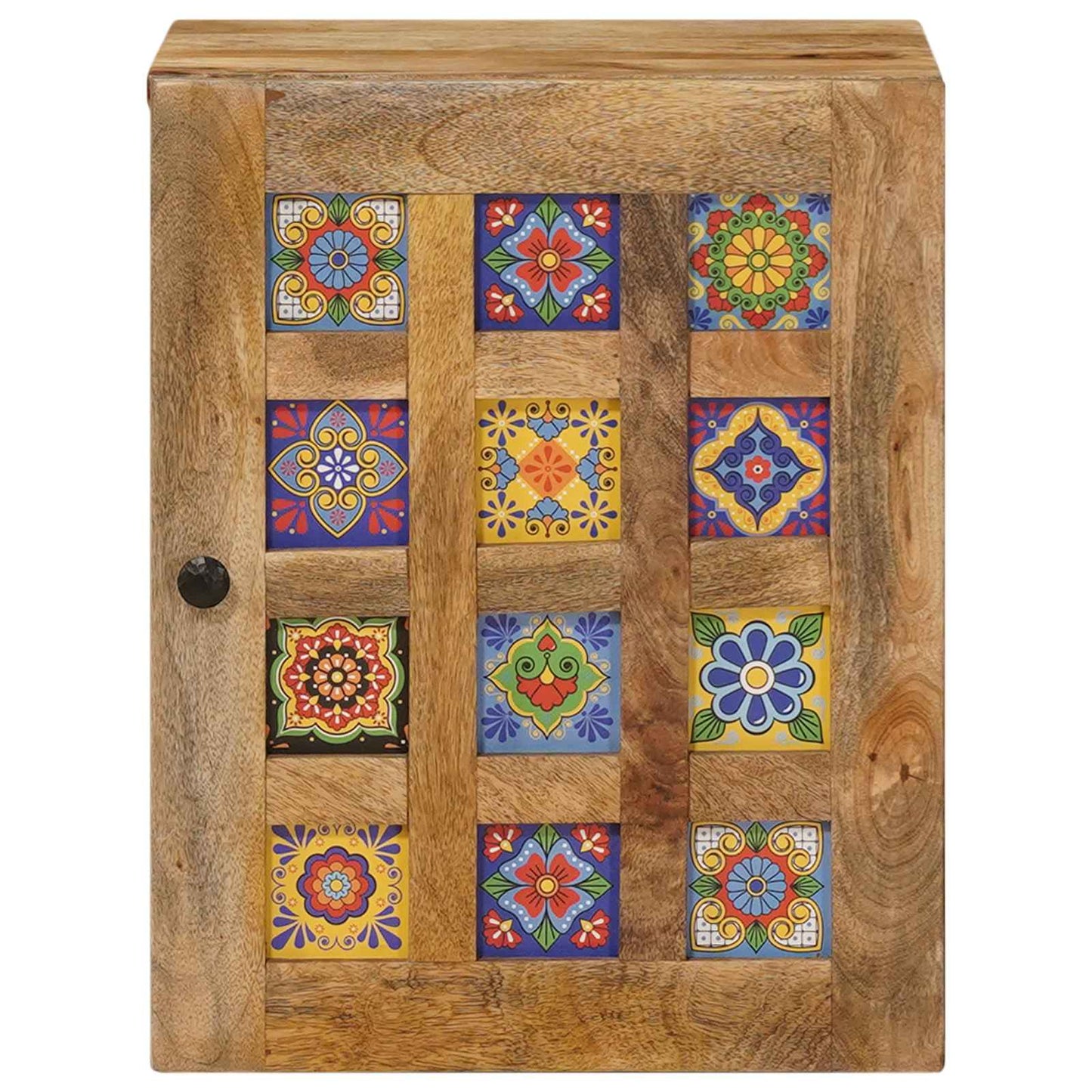 Mobile Appeso da Bagno con porta Naturale 38 x 33 x 48 cm | homemem39