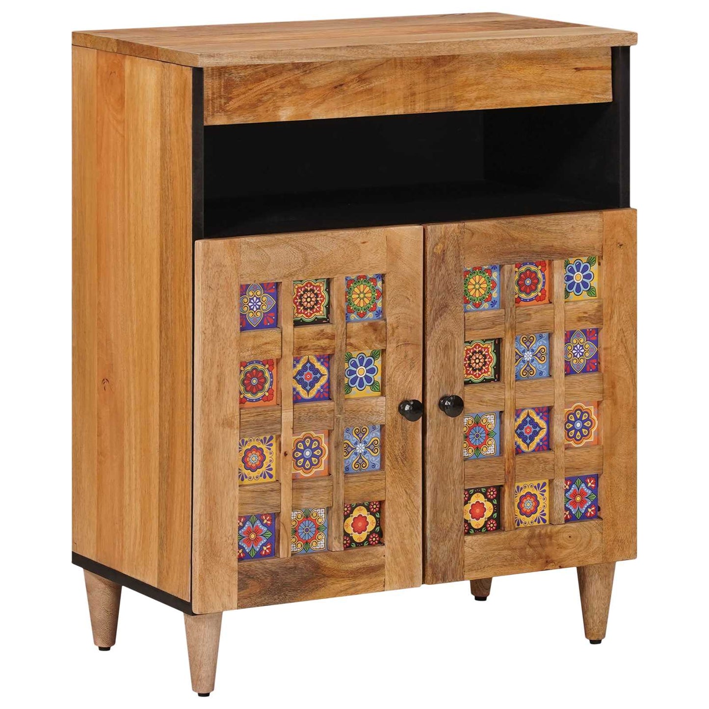 Credenza Naturale 60 x 33,5 x 75 cm Legno di mango massello | homemem39