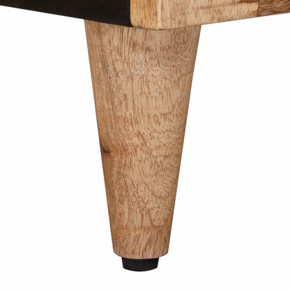 Credenza Naturale 80 x 33 x 75 cm Legno di mango massello | homemem39