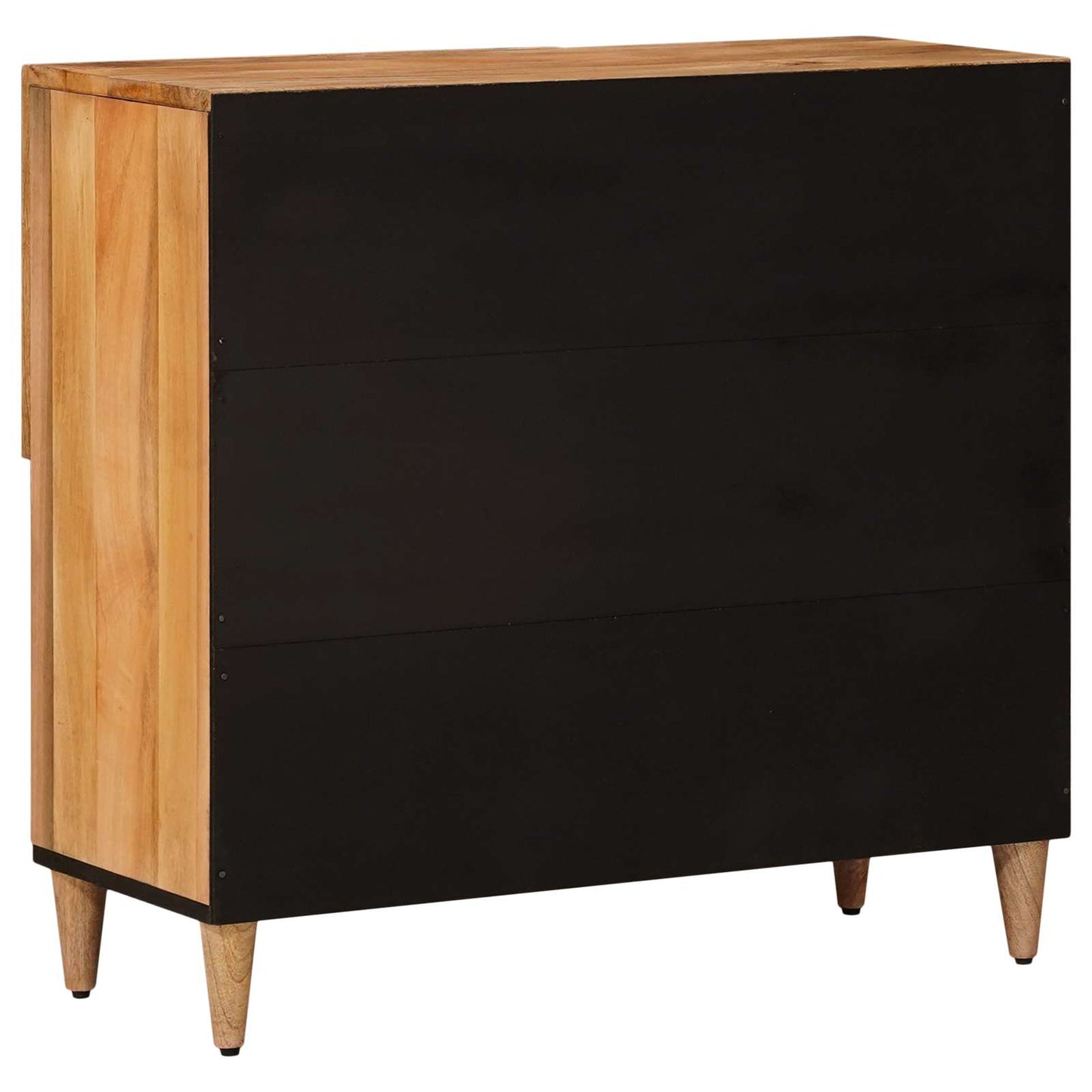 Credenza Naturale 80 x 33 x 75 cm Legno di mango massello | homemem39