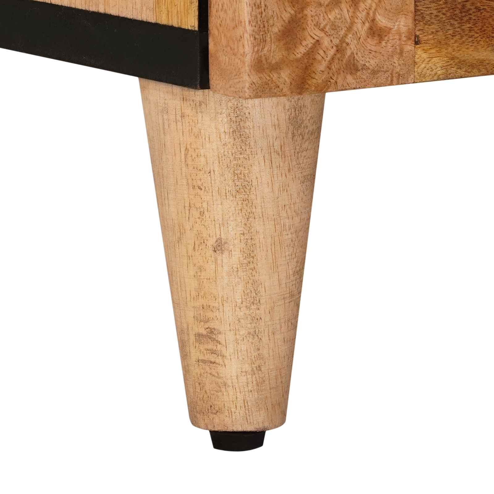 Credenza Naturale 90 x 33 x 75 cm Legno di mango massello | homemem39