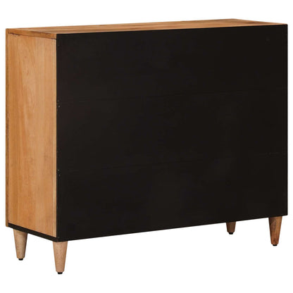 Credenza Naturale 90 x 33 x 75 cm Legno di mango massello | homemem39