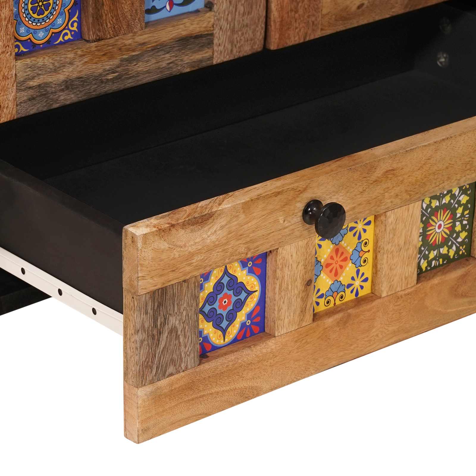 Credenza Naturale 60 x 33,5 x 100 cm Legno di mango massello | homemem39
