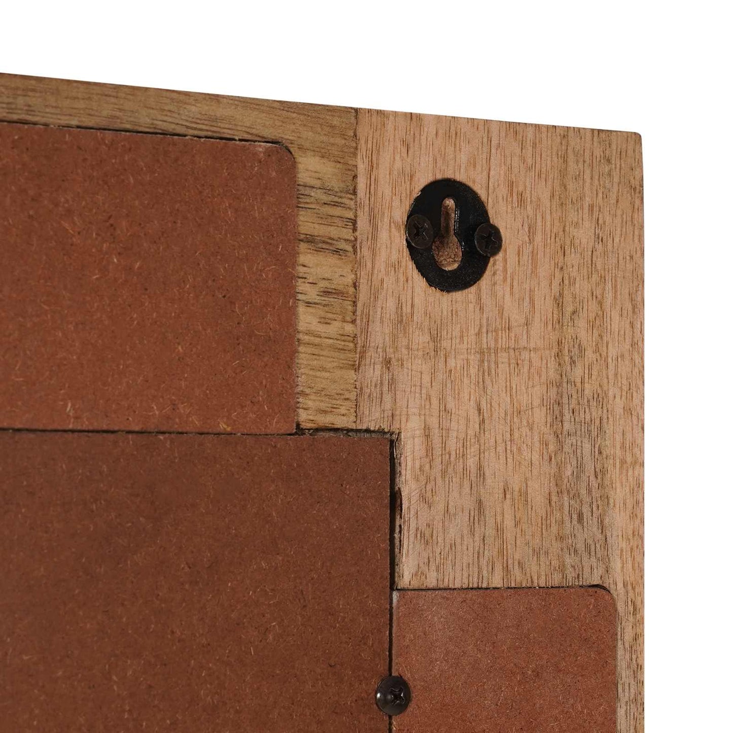 Specchio da bagno con archiviazione Naturale 50 x 70 x 3 cm | homemem39