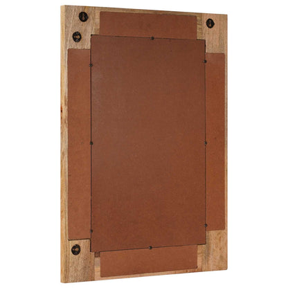 Specchio da bagno con archiviazione Naturale 50 x 70 x 3 cm | homemem39