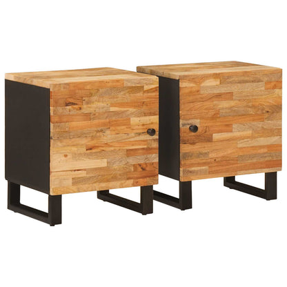 Armadio da Notte 2 pcs Marrone 40 x 33 x 46 cm | homemem39