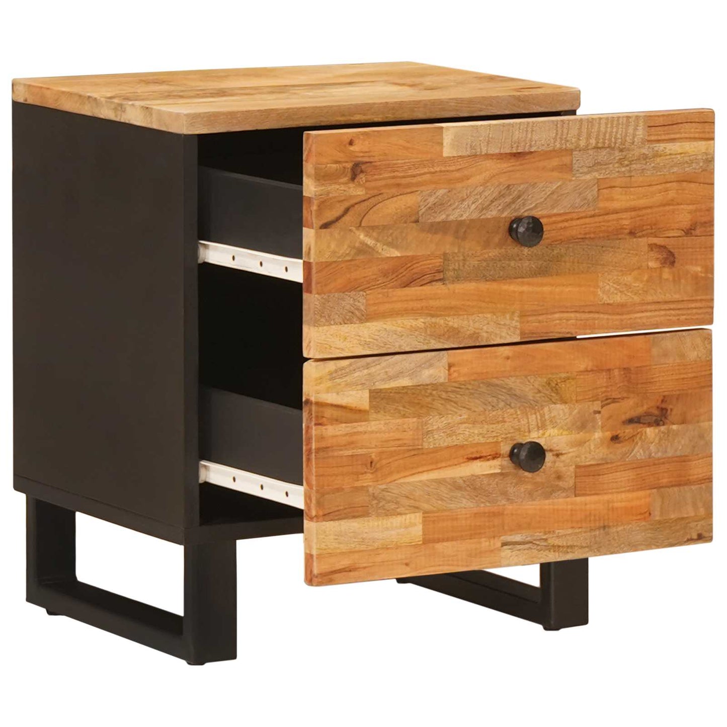 Armadio da Notte con cassetto Marrone 40 x 33 x 46 cm | homemem39