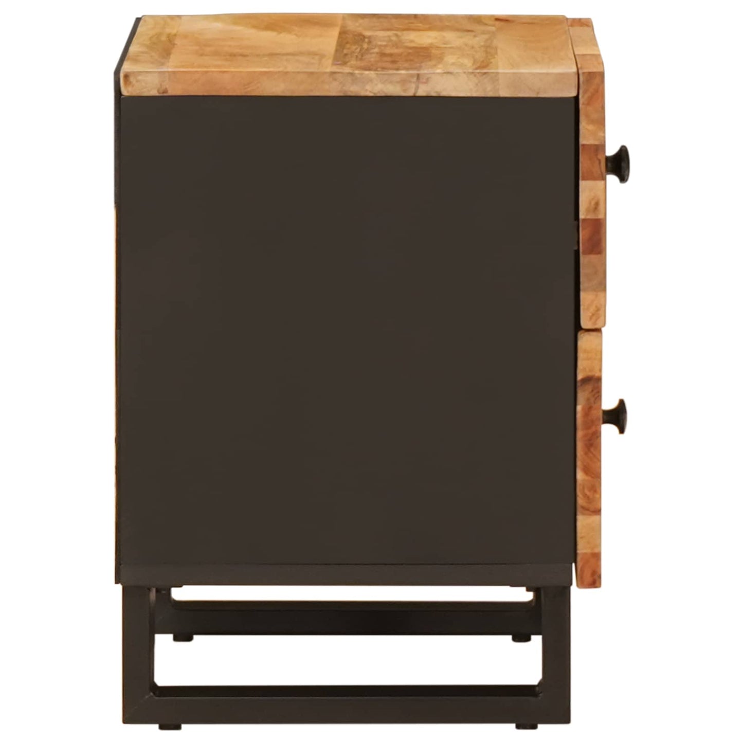 Armadio da Notte con cassetto Marrone 40 x 33 x 46 cm | homemem39