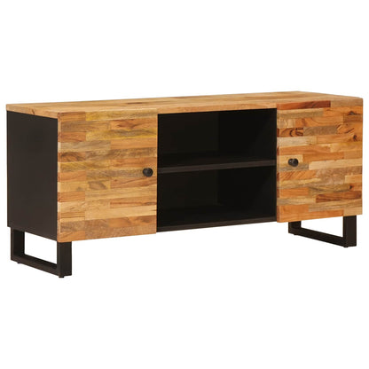 Mobile TV Marrone 105 x 33 x 46 cm Legno di mango massello | homemem39