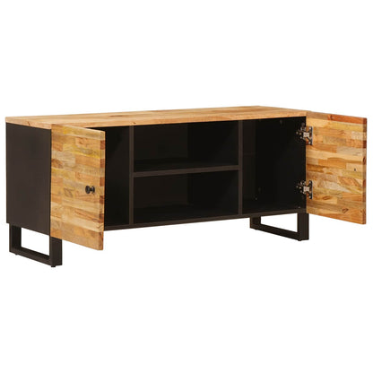 Mobile TV Marrone 105 x 33 x 46 cm Legno di mango massello | homemem39