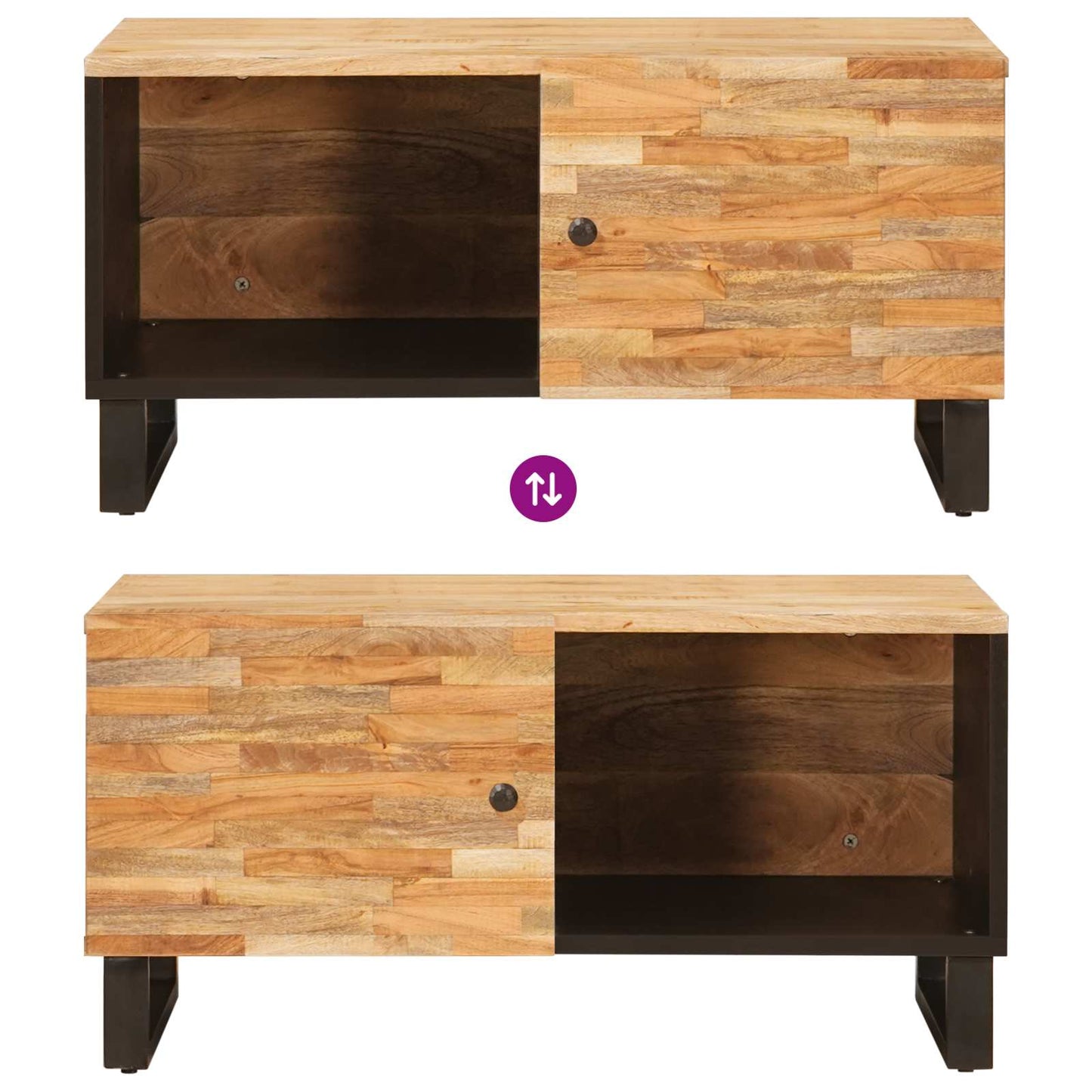 Tavolino da salotto Marrone 88 x 52 x 12 cm