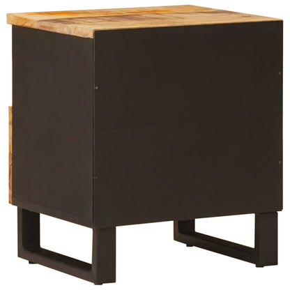 Mobiletto da Letto con cassetto 2 pcs Marrone 40 x 33 x 46 cm | homemem39
