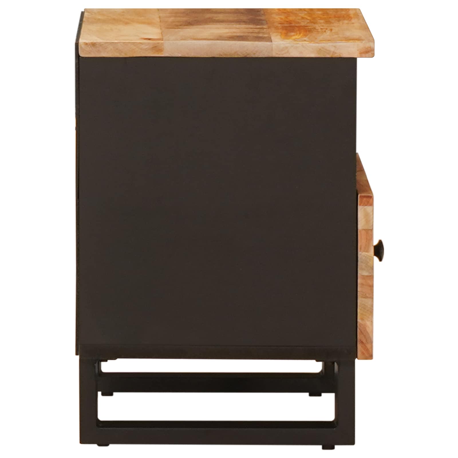 Mobiletto da Letto con cassetto 2 pcs Marrone 40 x 33 x 46 cm | homemem39