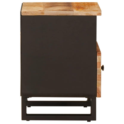 Mobiletto da Letto con cassetto 2 pcs Marrone 40 x 33 x 46 cm | homemem39