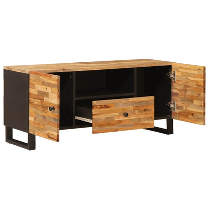 Mobile TV Marrone 105 x 33 x 46 cm Legno di mango massello | homemem39