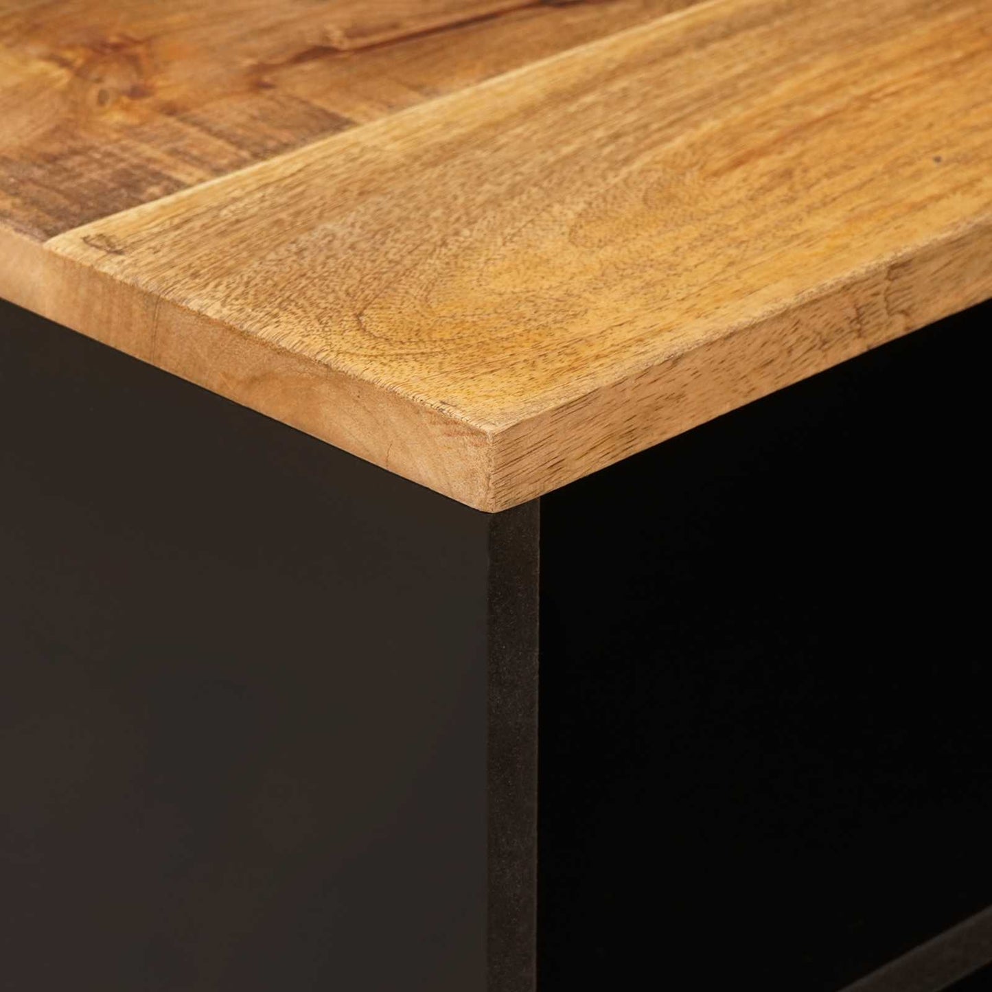 Mobile TV Marrone 80 x 33 x 46 cm Legno di mango massello | homemem39