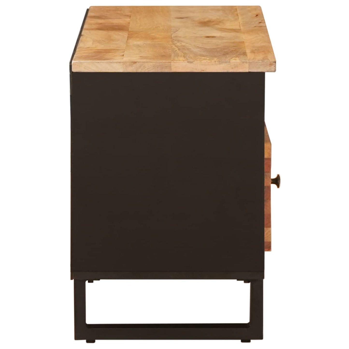 Mobile TV Marrone 100 x 33 x 46 cm Legno di mango massello | homemem39